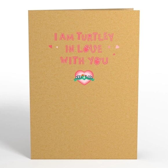 Turtley in Love Pop-Up Card, NWT 🐢 - Picture 4 of 14